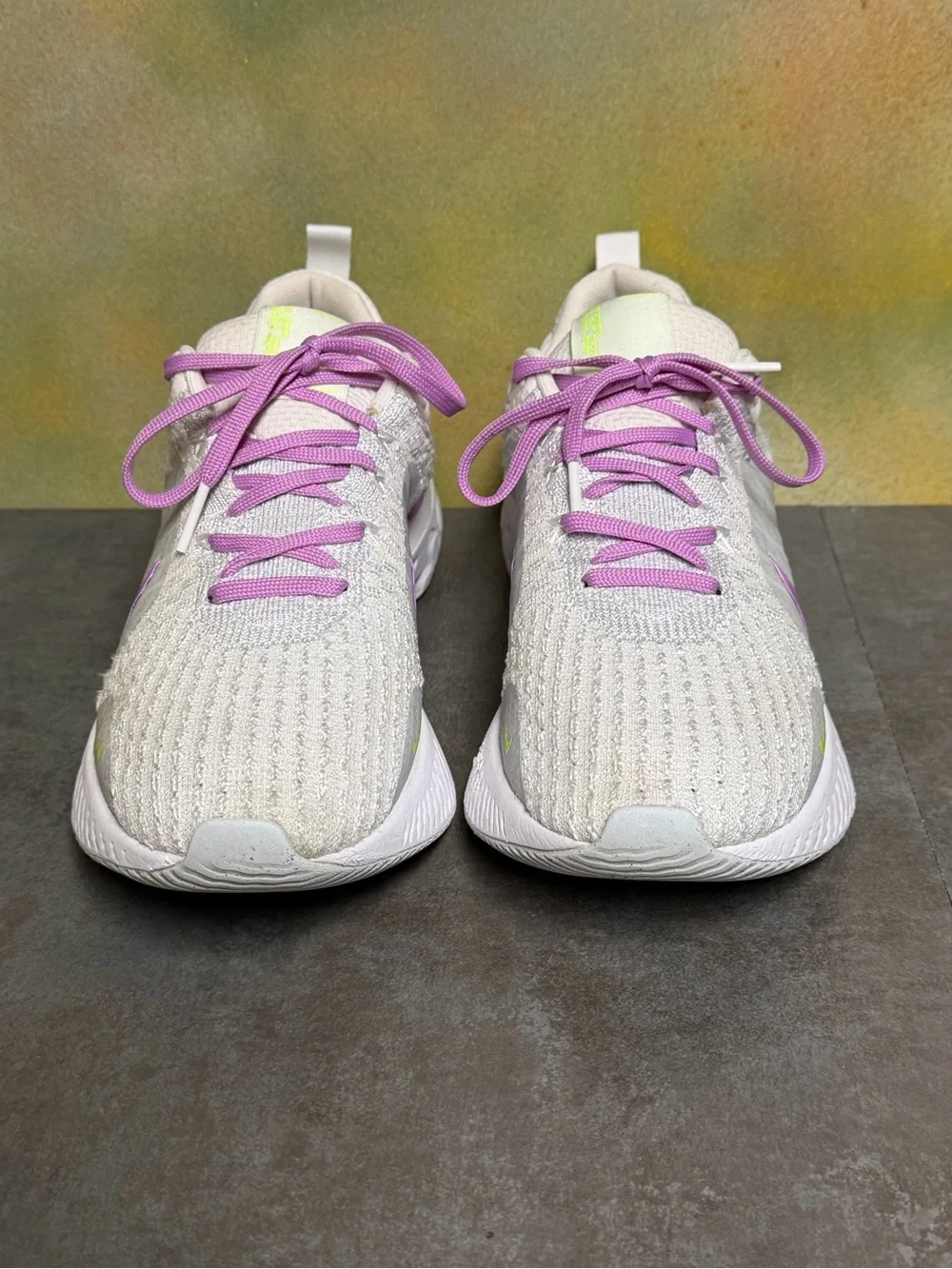 Nike React Infinity 3 Women's White/Fuchsia Running Shoes DZ3016-100 Size 8